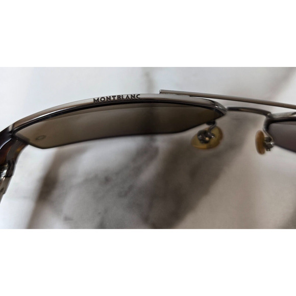 Montblanc MB 178S A36 61-14 135 Black Brown Polarized Sunglasses main image 5